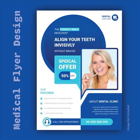 Premium Vector Dental Flyer Templates