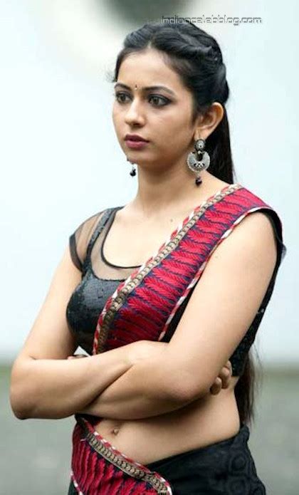 Rakul Preet Singh Rough Telugu 4 Hot Navel Saree Hd Stills Indiancelebblog