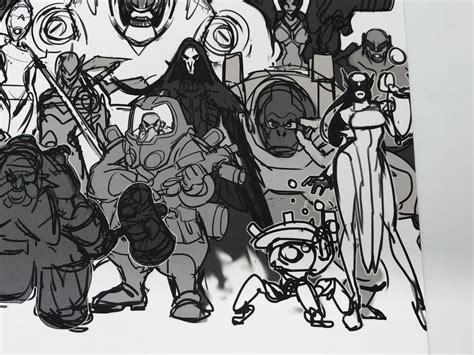 We Take A Look At The Overwatch Concept Art Sketch From Blizzard