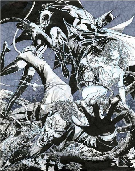 Batman And Co By Ethan Van Sciver Batman Vs Joker Comic Art Batman