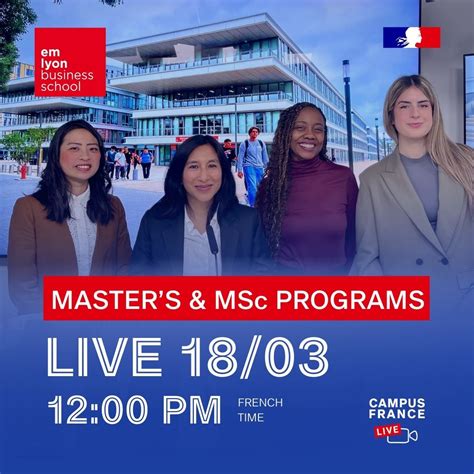 emlyon: Master's and MSc programs | Campus France
