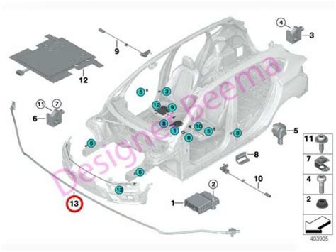 Bmw F Front Pedestrian Protection Pts Sensor A Bb Genuine