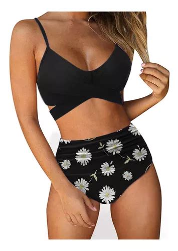 Conjunto De Bikini Moderno Para Mujer Traje De Ba O Estamp Meses