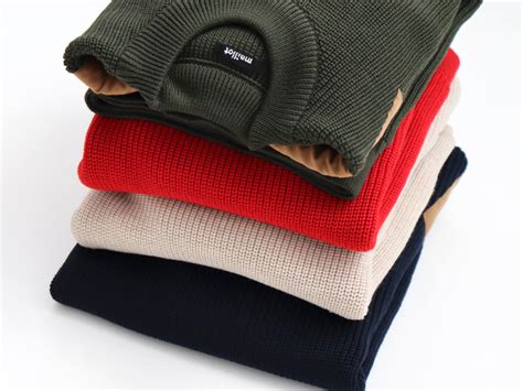 maillot mature マイヨマチュア Wool Command Sweater ウールコマンドセーター MAK 23271