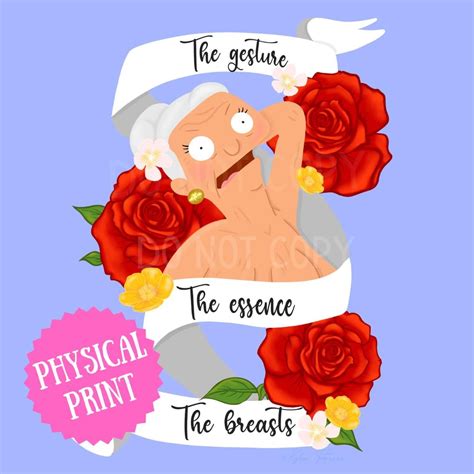 Bob S Burgers Inspired Naked Edith Prints Etsy Canada