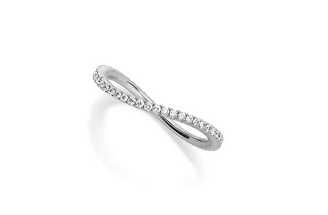 ETERNITY CURVED RING WEIßGOLD Spreckelsen Fine Jewelry