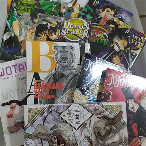 Mangás Lacrados Beastars Kaguya sama Chainsaw Man Atelier of Witch