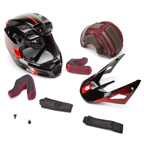 Fox Racing Rampage Pro Carbon Mips Glnt Ce Cpsc Black Fullface