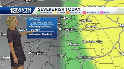 Strong To Severe Storms Possible This Afternoon