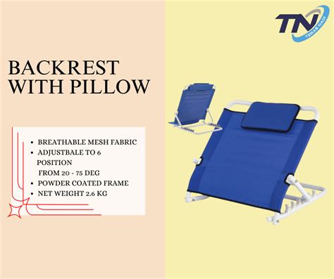 Backrest With Pillow Teras Nadi Medic Sdn Bhd