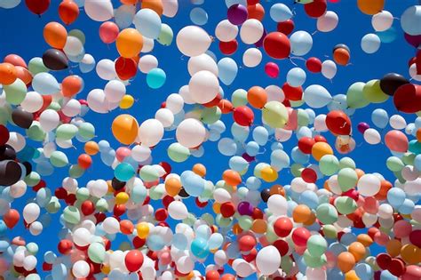 Premium Ai Image Balloon Bonanza Happy Birthday Images