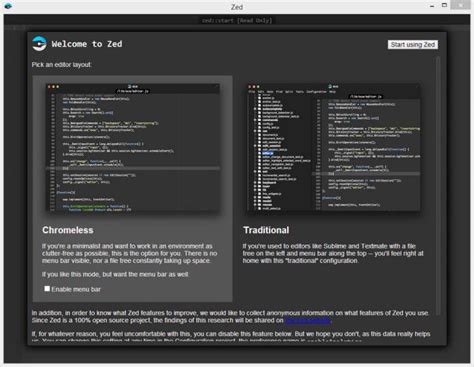 View Zed Code Editor Screenshot