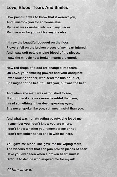 Tears Of Love Poem