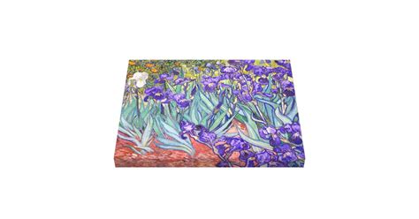 Vincent Van Gogh Purple Irises Fine Art Canvas Print | Zazzle