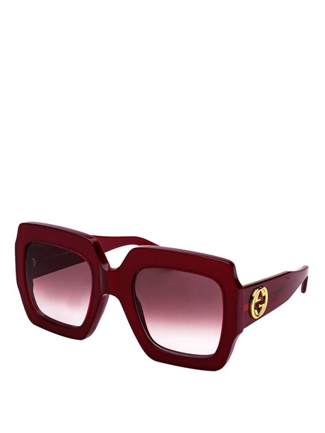 Gucci Sunglasses Red Ubicaciondepersonascdmxgobmx