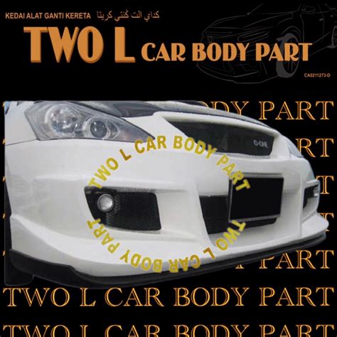 Toyota Caldina 2002 2006 Front V Lip Fibre Material Shopee Malaysia