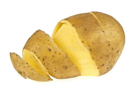 Potatoes With Peel Isolated On White Background Stock Image - Image of agriculture, peel: 174780037