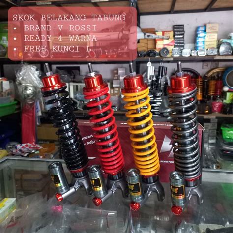 Jual SKOK BELAKANG TABUNG V ROSSI SEMUA VESPA KLASIK Px Excel Ps Super