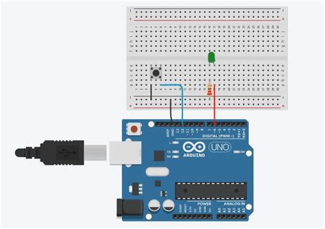 Arduino Lesson 4 Read Pushbutton With Digitalread Function Electronic Circuits