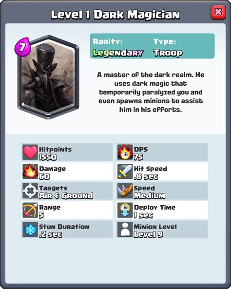 Clash Royale Card Template