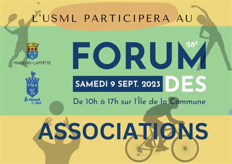 Forum Des Associations Le Septembre Maisons Laffitte Handball