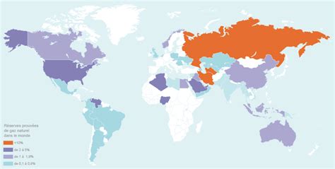 World Natural Gas Reserves At The End Of From