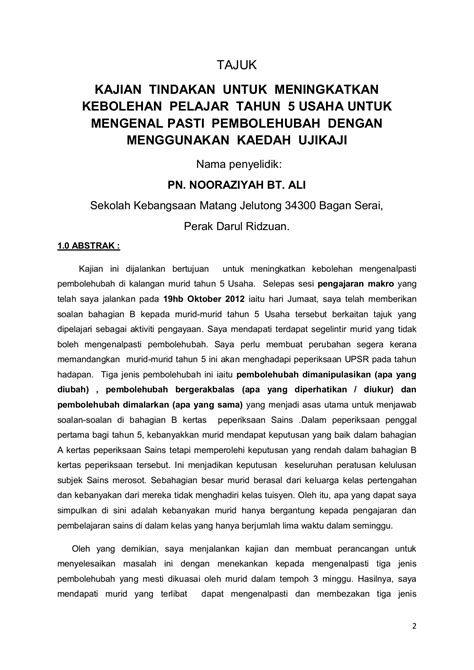 Contoh Tajuk Kajian Tindakan Pdf Keberkesanan Kaedah Pengajaran Melalui Pembelajaran Koperatif