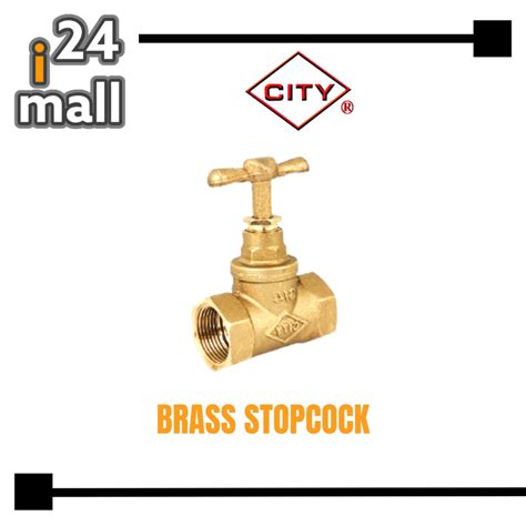 City Brass Stopcock Light Duty Heavy Duty Stop Cock 1 2 3 4 1 Shopee Malaysia