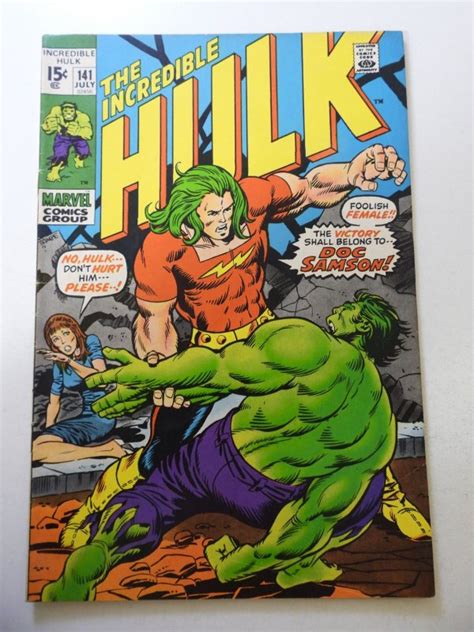 The Incredible Hulk 141 1971 VG FN Condition Moisture Ring Fc