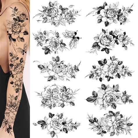 Amazon.com : Large, beautiful and elegant temporary tattoos for women