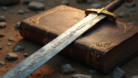 Ilustración Del Concepto De Espada De La Biblia Espada Antigua