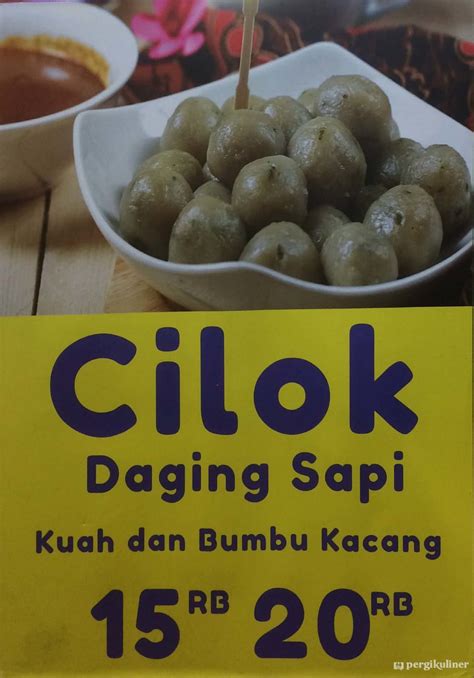 Selalu Diperbarui Menu Bakso Benhil Mangga Dua