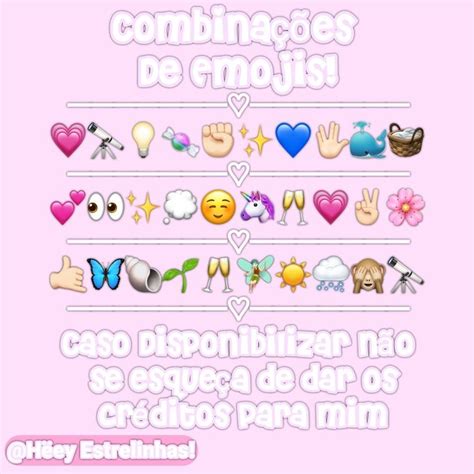 Liberando Combinações De Emojis Feitas por mim Emojis