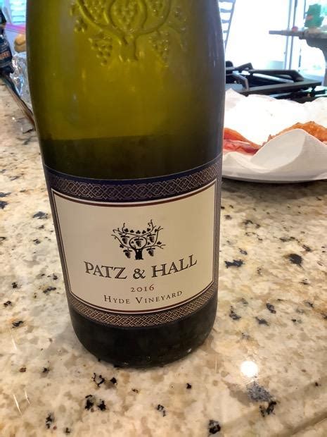 2016 Patz Hall Chardonnay Hyde Vineyard USA California Napa