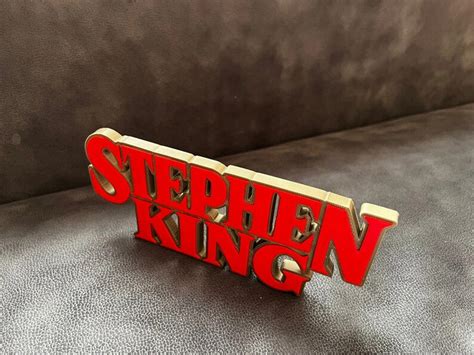 3D Stephen King Logo Sign - Etsy