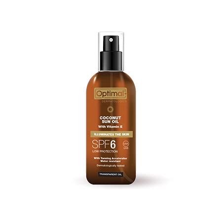 Coconut Sun Oil (SPF6) - Accelerate Tanning | Optimal Medics