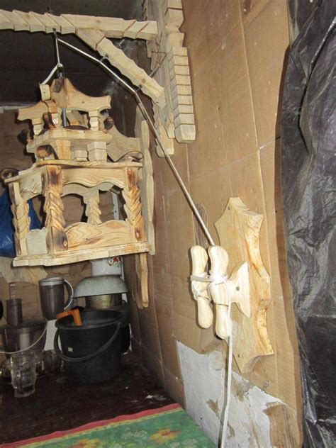 Кормушка для птиц в японском стиле