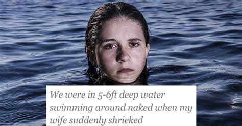 Man And His Wife Go Skinny Dipping In A Lake And Her Vagina Will Never Be The Same Someecards