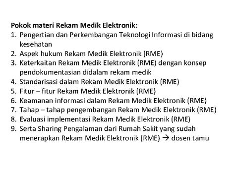 Materi Rekam Medis Homecare24