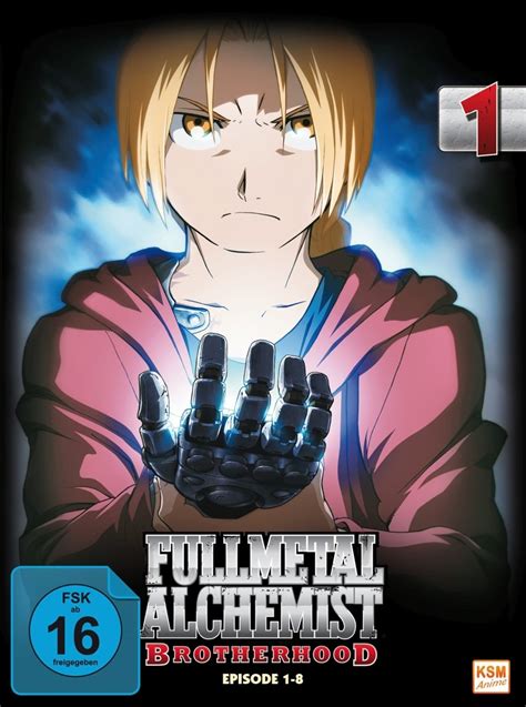 Fullmetal Alchemist Brotherhood Volume 1 Digipack Im Schuber Mit