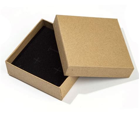 Boite Cadeau Pour Bijoux En Carton Kraft Cm X Accessoires Bijoux