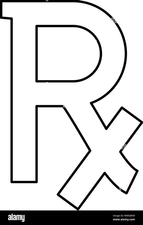 Rx Symbol Black And White Stock Photos And Images Alamy