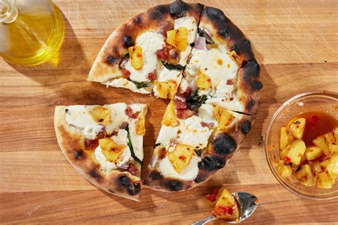 Pineapple Pizza Recipe With Ricotta And Ham Extra Helpings