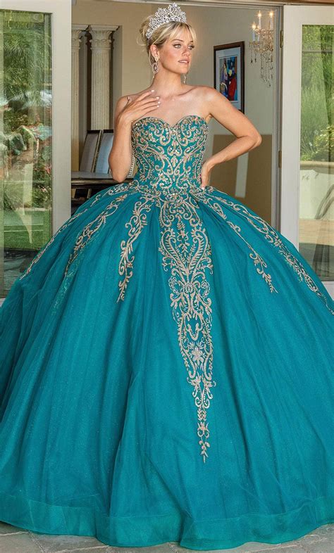 Dancing Queen 1672 - Sweetheart Quinceanera Ballgown – Couture Candy