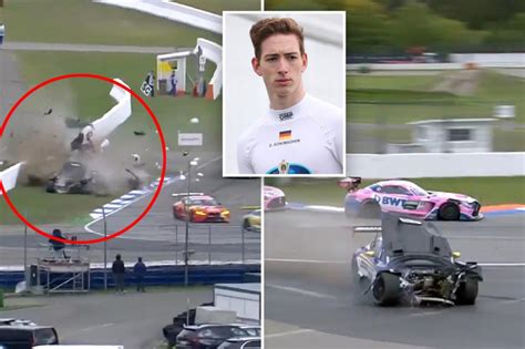 Michael Schumacher's nephew breaks spine in fireball crash