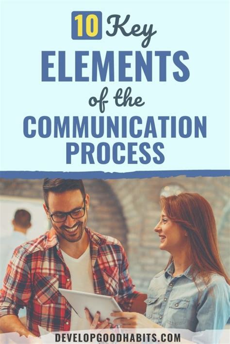 10 Key Elements of the Communication Process | Develop Good Habits