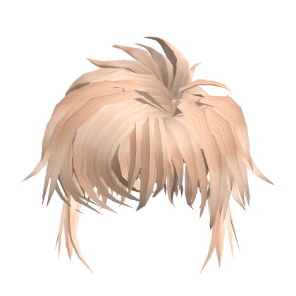 Fluffy Messy Mullet Anime Hair Blonde S Code Price RblxTrade