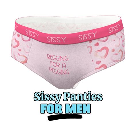 Begging For A Pegging Sissy Training Panties For Men Kinky Etsy