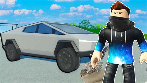 I Bought A Tesla Cybertruck To Help Me Escape The Police Roblox Southwest Florida Youtube