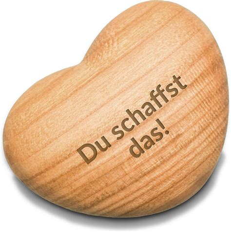 Handschmeichler Mit Gravur Herz Aus Holz Mit Gravur Du Schaffst